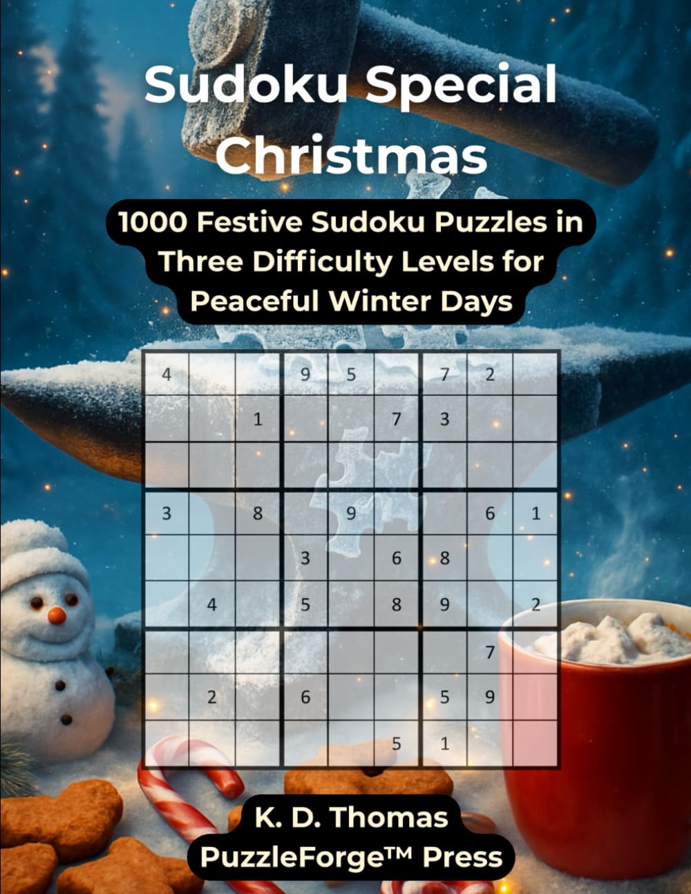 Sudoku Special - Christmas: 1000 Festive Sudoku Puzzles in Three Difficulty Levels for Peaceful Winter Days (PuzzleForge™ Christmas Sudoku Forge Series – Festive Brain Training Puzzles)