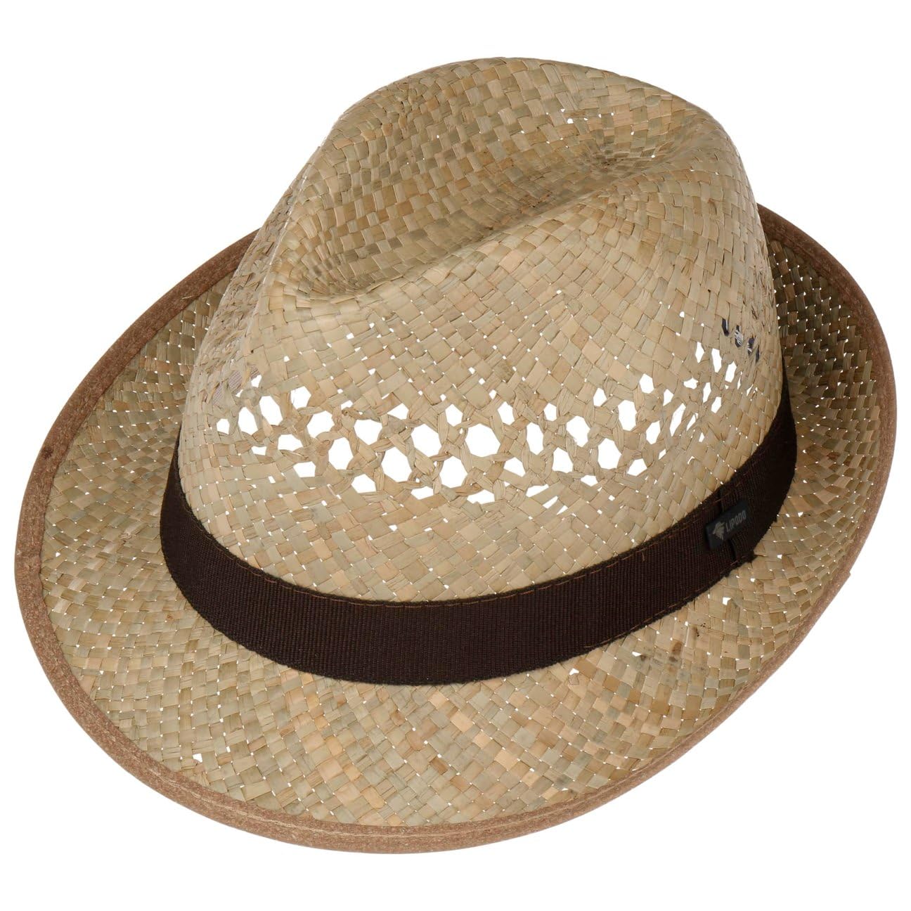 LIPODO Classic Trilby Sombrero de Paja Unisex Todo el ano