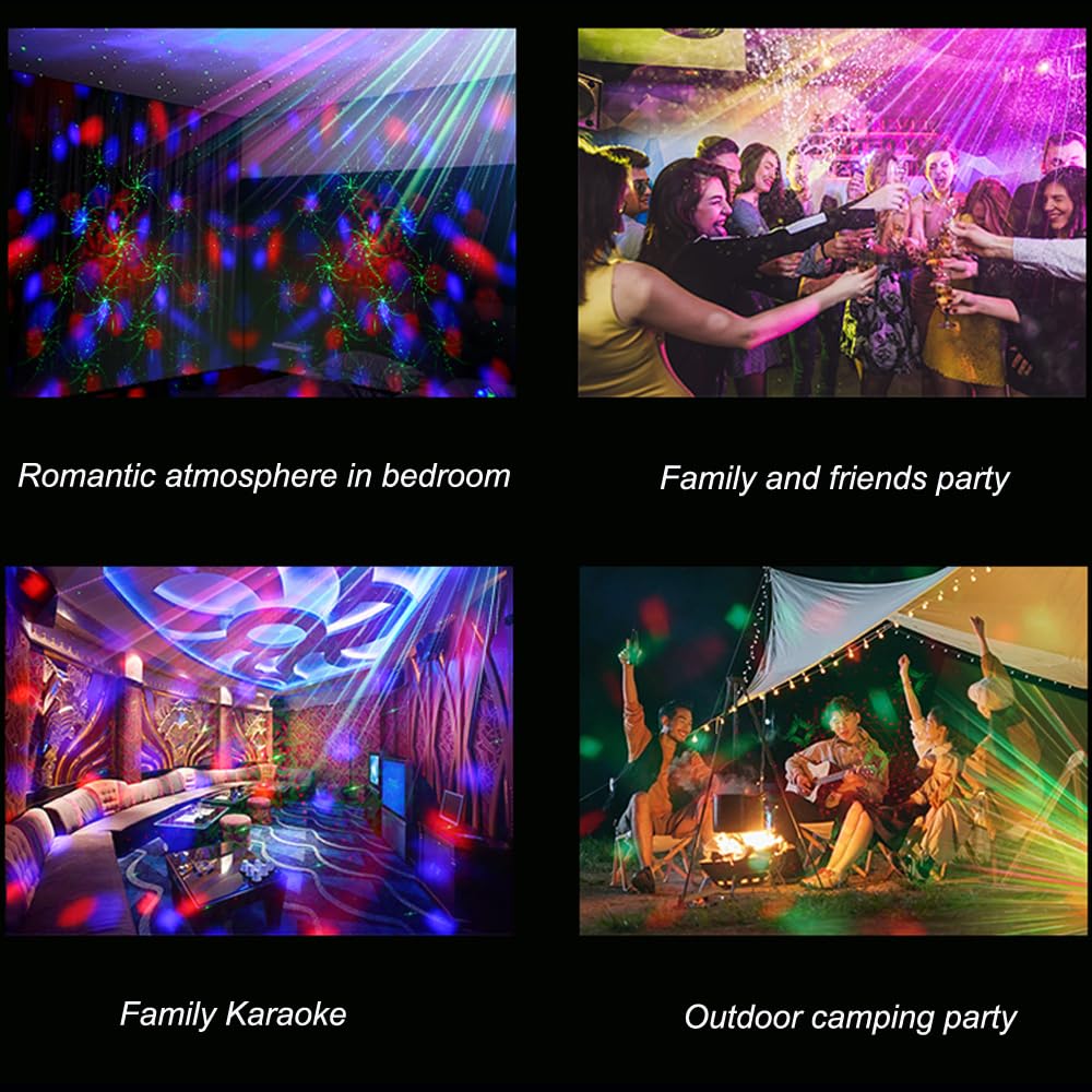 Discokugel-Lichter für Party, Party, 3 Klangaktivierte magische Kugeln, Stroboskop, Disco, DJ Dight mit Fernbedienung für Zuhause, Karaoke, Tanz, Geburtstag, Hochzeit