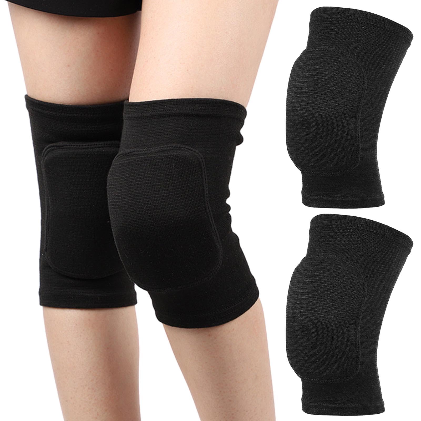 ZESHGON Protective Knee Pads for Work, Stretchy Breathable Knee Pads Collision Avoidance Sleeve for Dancers Football Yoga Workout Cycling Running Jogging Cleaning