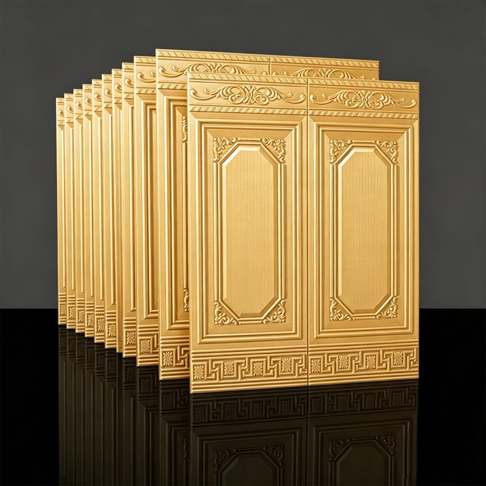 Paquete de 10 paneles de pared de material XPE para techos y paredes