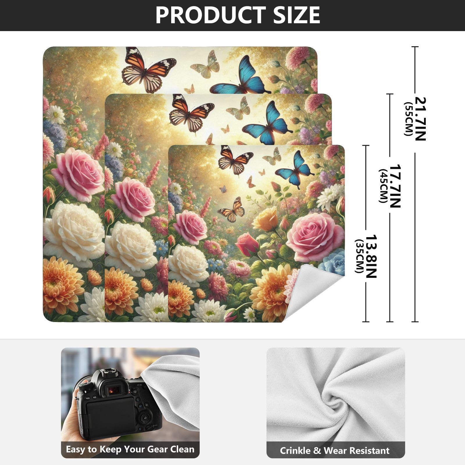 Joko Ivery Butterflies Sunny Golden Protective Wrap 13.8