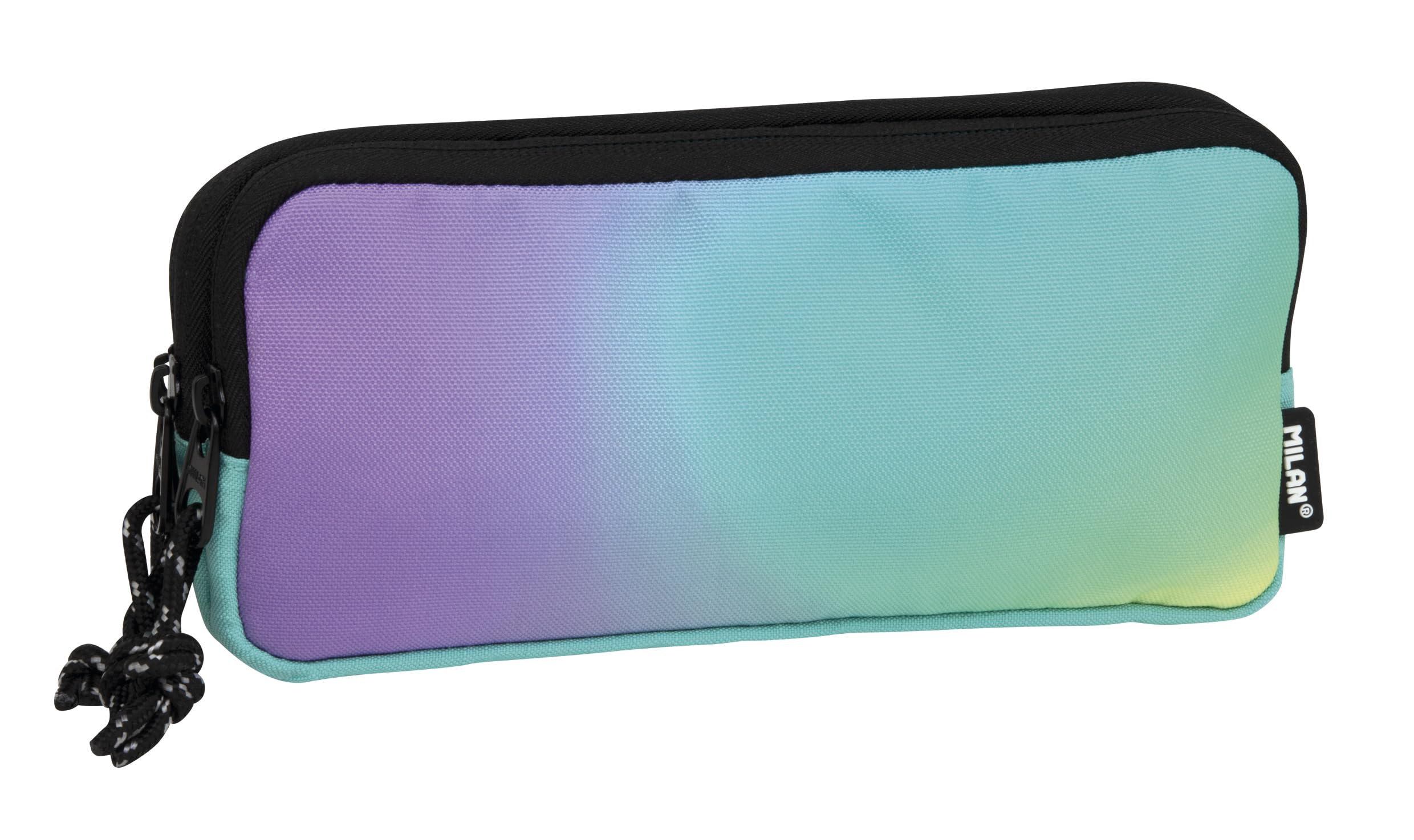 Estuche 3 Cremalleras Sunset, Verde MILAN®