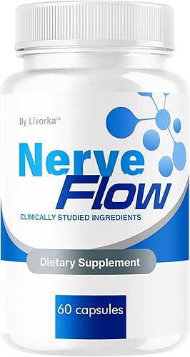 Nerve Flow - Píldoras oficiales de apoyo nervioso avanzado NerveFlow, cápsulas de suplemento de flujo nervioso, píldoras naturales NerveFlow fórmula