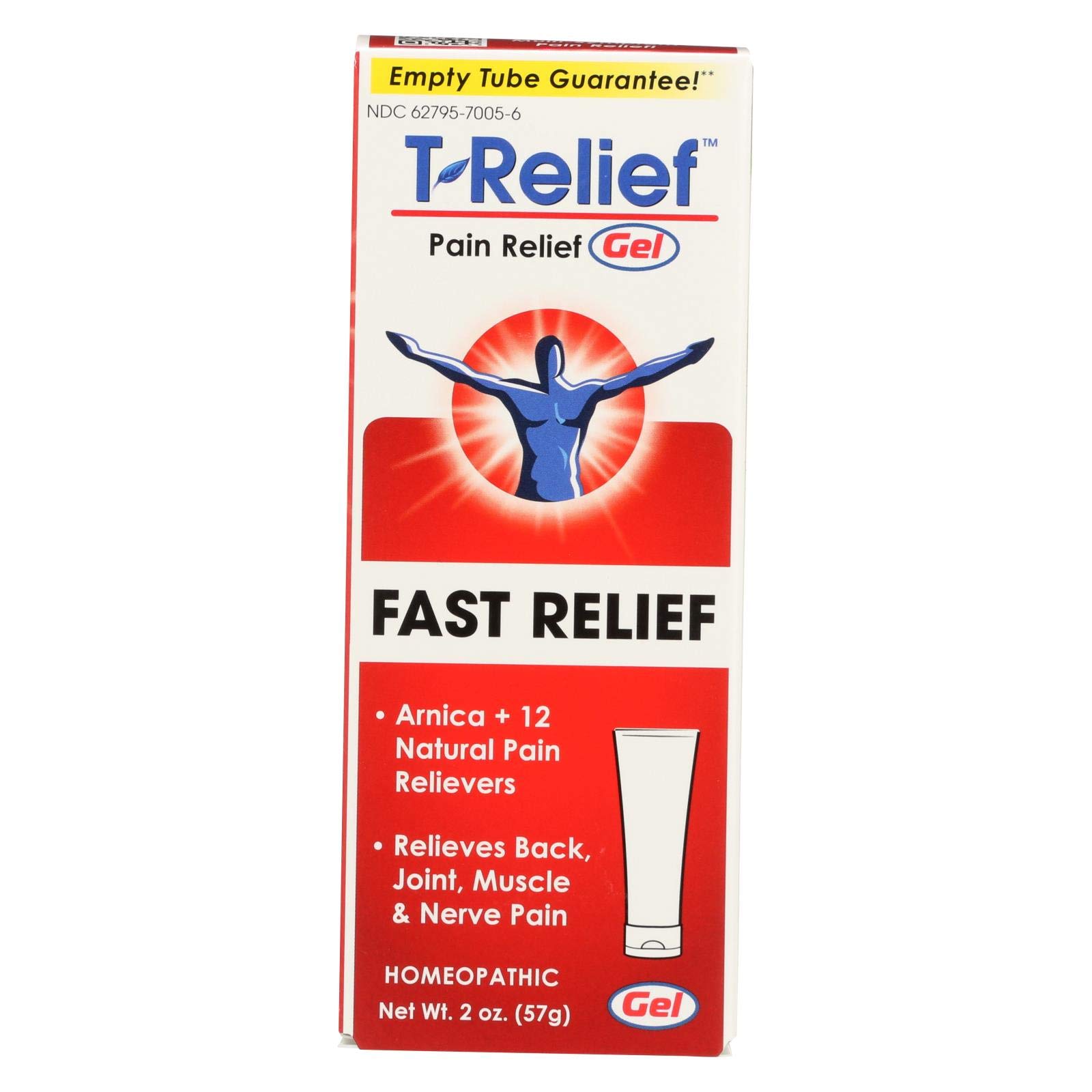Pain Relief Gel - Arnica plus 12 Natural Ingredients - 1.76 oz