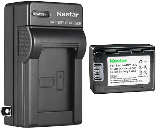 Miniatura 10 de Kastar Paquete de 2 baterías y cargador de pared CA de repuesto para Samsung IA-BP105R, IA-BP210R, AD43-00201A, Samsung HMX-F90WN, HMX-F90WNXAA,