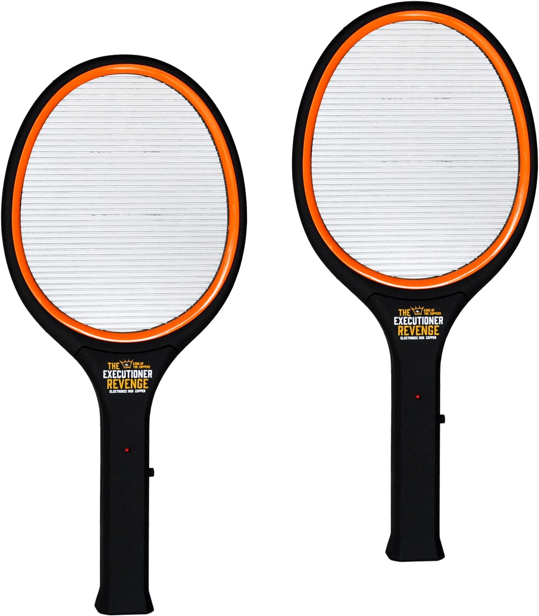 Revenge Twin Pack Electric Bug Zapper Fly Swatter Wasp, Mosquito, Bug, Insect Killer Single Layer Racket Efficient Zapping Indoor Outdoor Soft Touch Handle (Revenge Twin Pack)