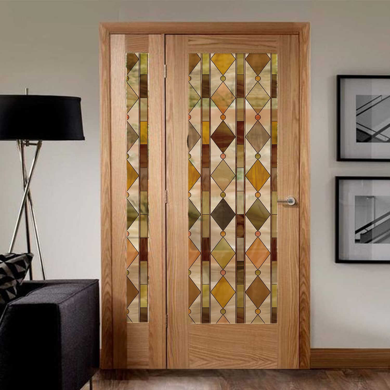 Film Aspect Verre Dépoli Pour Baie Vitrée - Design 80