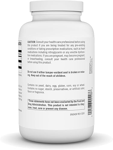 Miniatura 3 de Source Naturals L-Arginina 1000 mg Forma Libre - 200 Tabletas