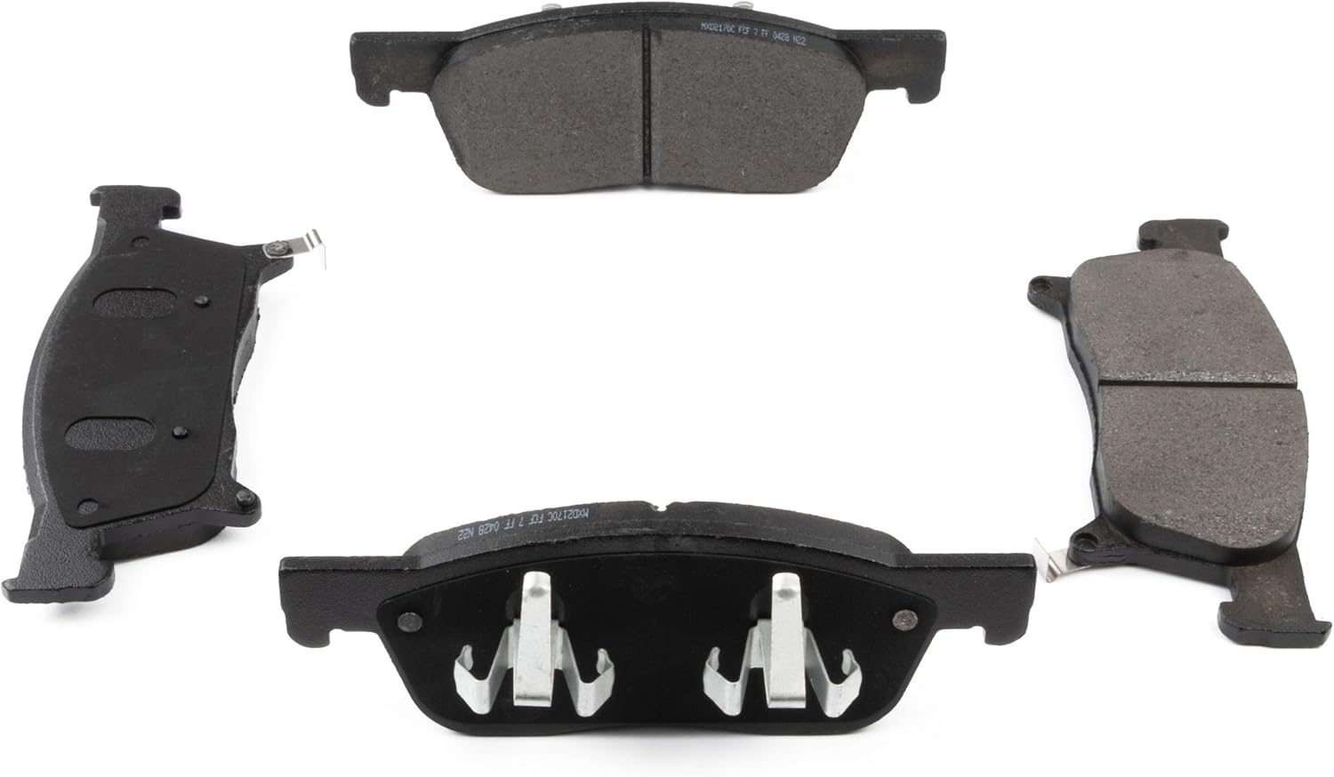 MAGMA Premium PMD2170C Ceramic Brake Pads, Front