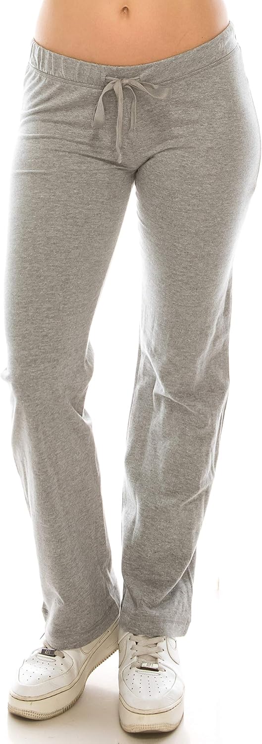 Eevee Women’s Casual French Terry Drawstring Sweatpants – Active Wear for Yoga and Lounge