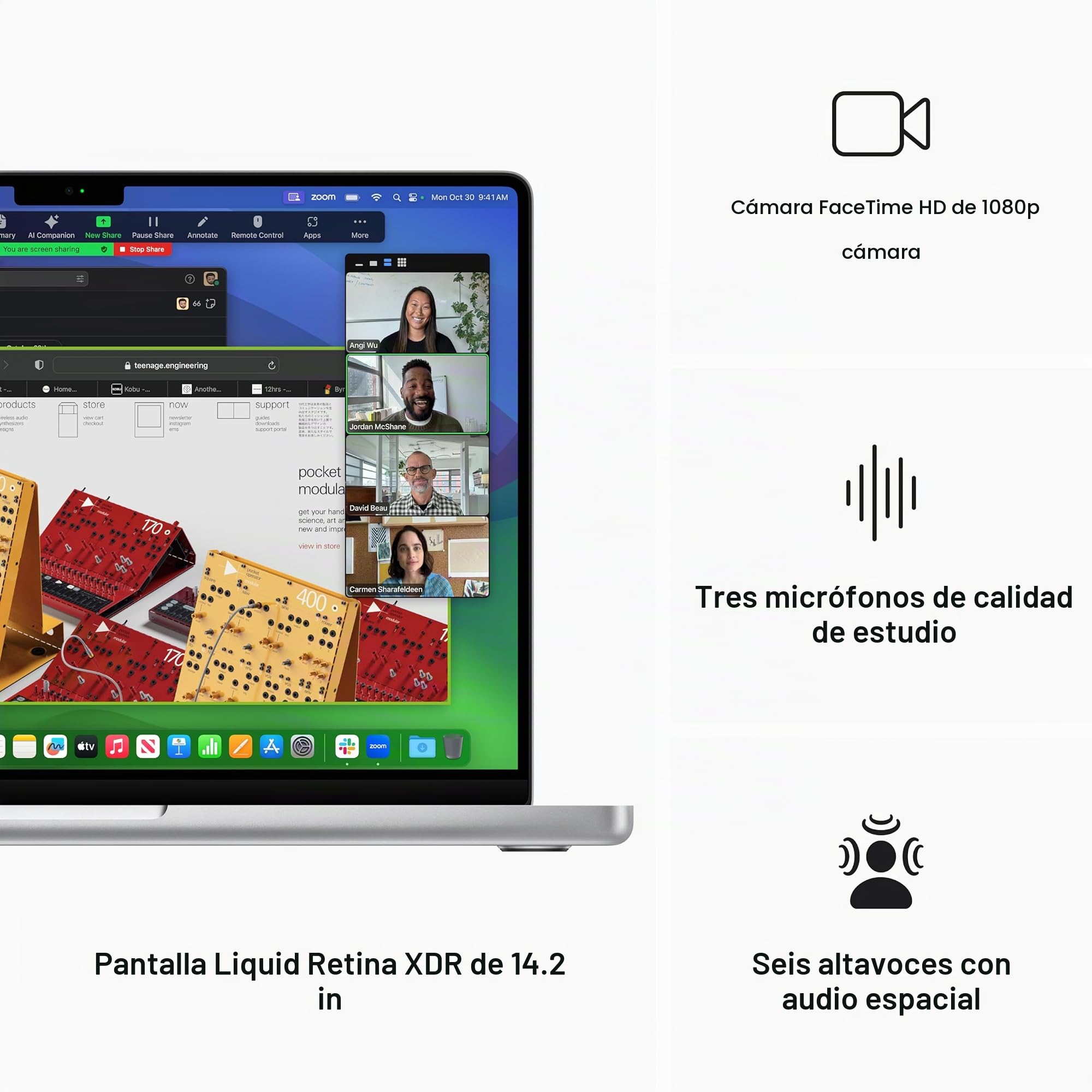 Amazon.com: Apple MacBook Pro 2023 con chip Apple M3 Pro, 14
