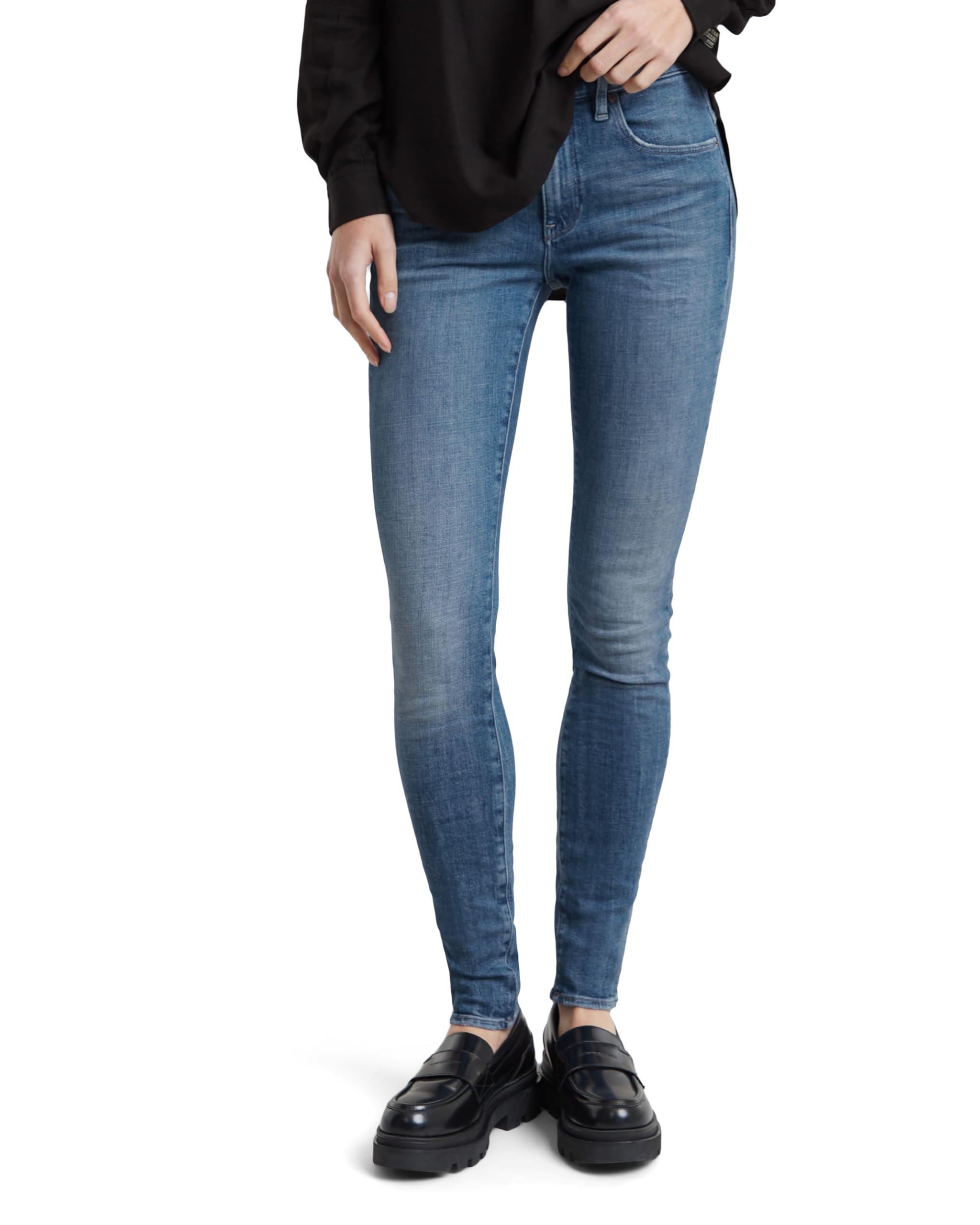 G-STAR Damen Lhana Skinny Jeans, Blau (Faded Blue Agate D19079-D441-G763), 25W / 32L