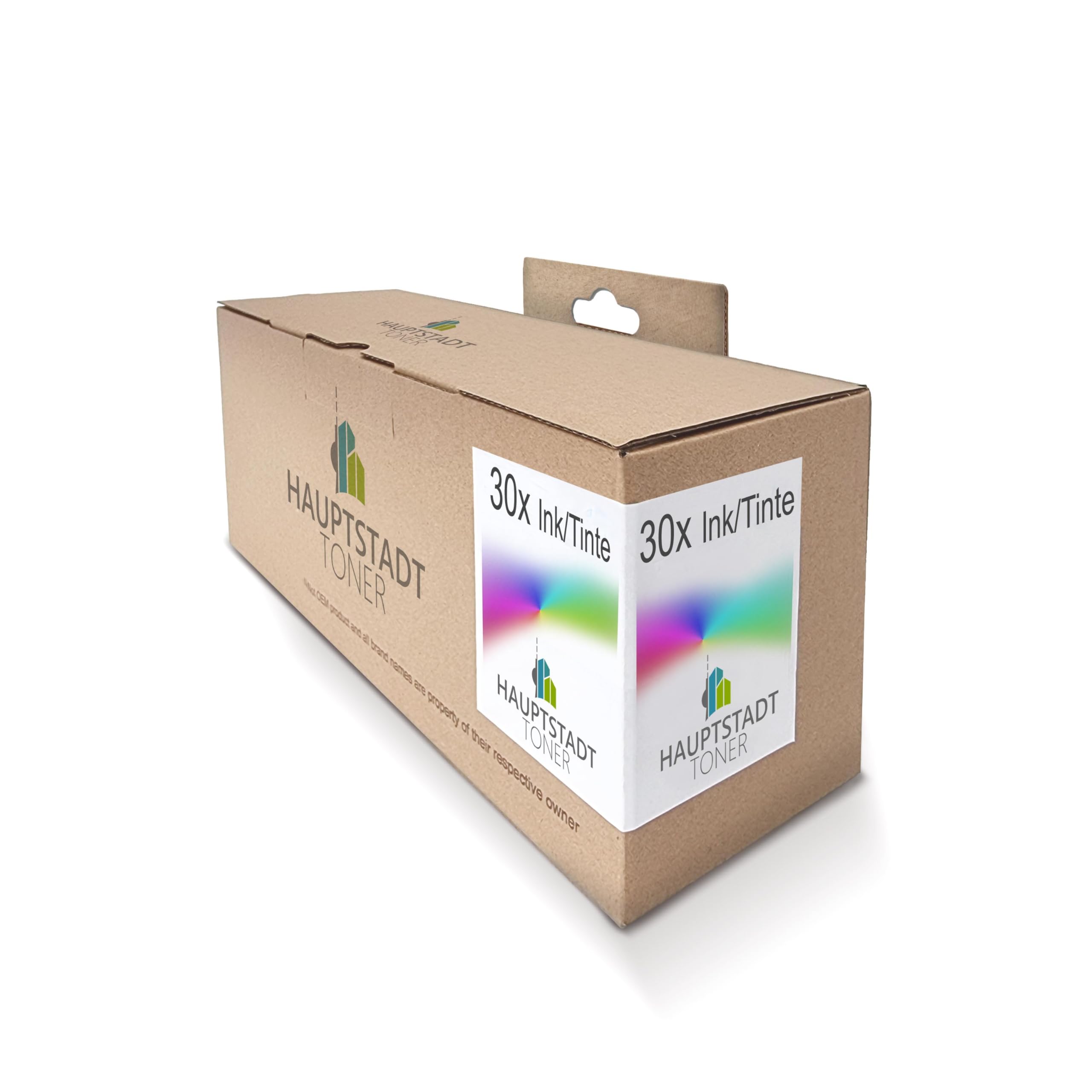 HAUPTSTADT TONER H.T. - Cartuchos de tinta compatibles con Ricoh SG3100 SG3110 SG3120 SG7100 (sustituye a GC41 CMYK, 30 unidades)