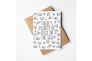 Funny Divorce Card - There's Plenty of Dick in the Sea