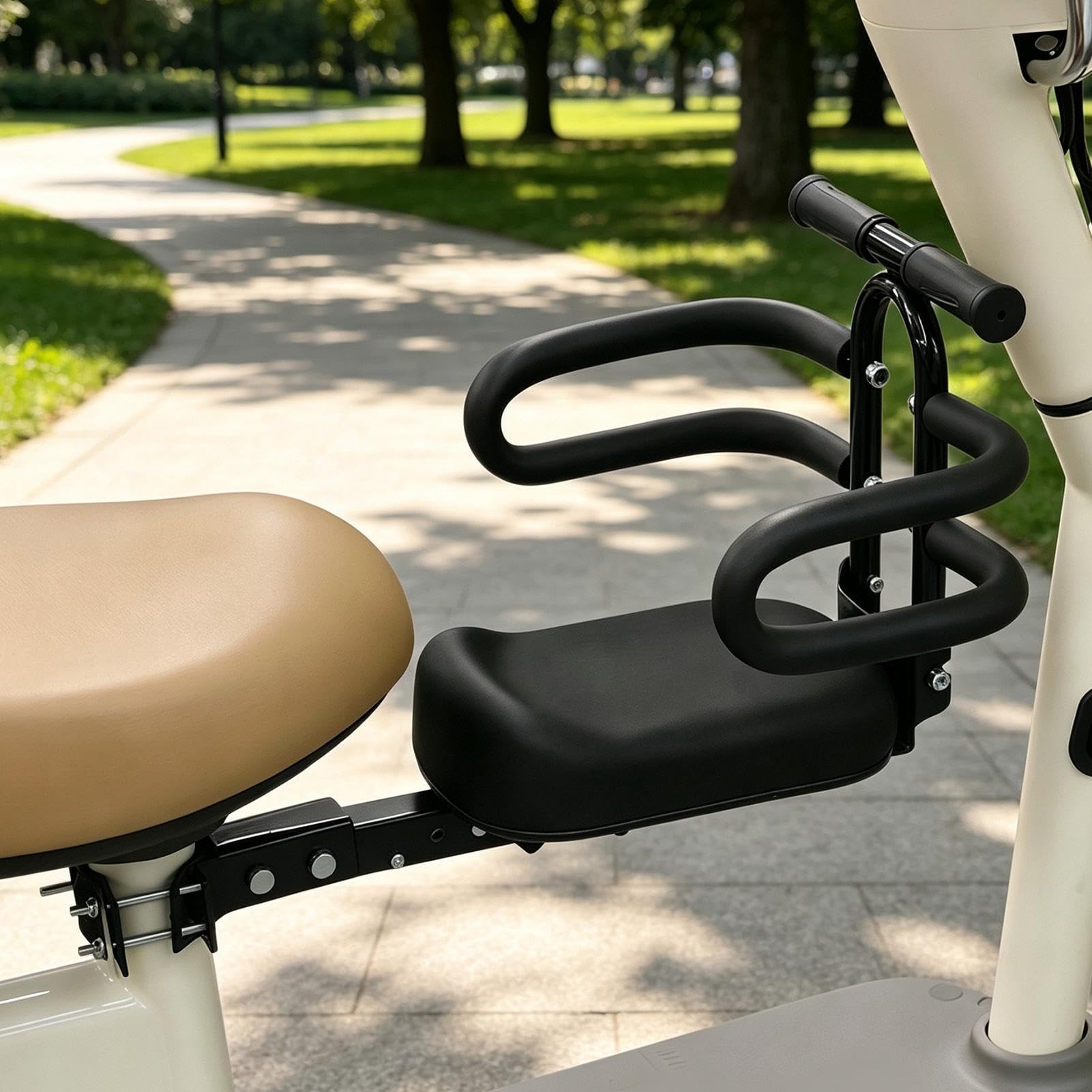 Seggiolino Bici Per Bambini Attacco Pieghevole e Sicuro per Monopattino