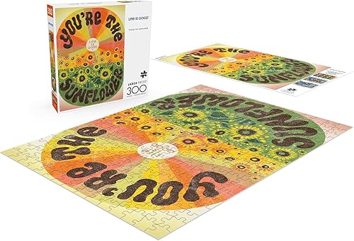 Miniatura 4 de Buffalo Games - Life is Good - You're The Sunflower - Rompecabezas de 300 piezas para adultos - Rompecabezas desafiante perfecto para noches de