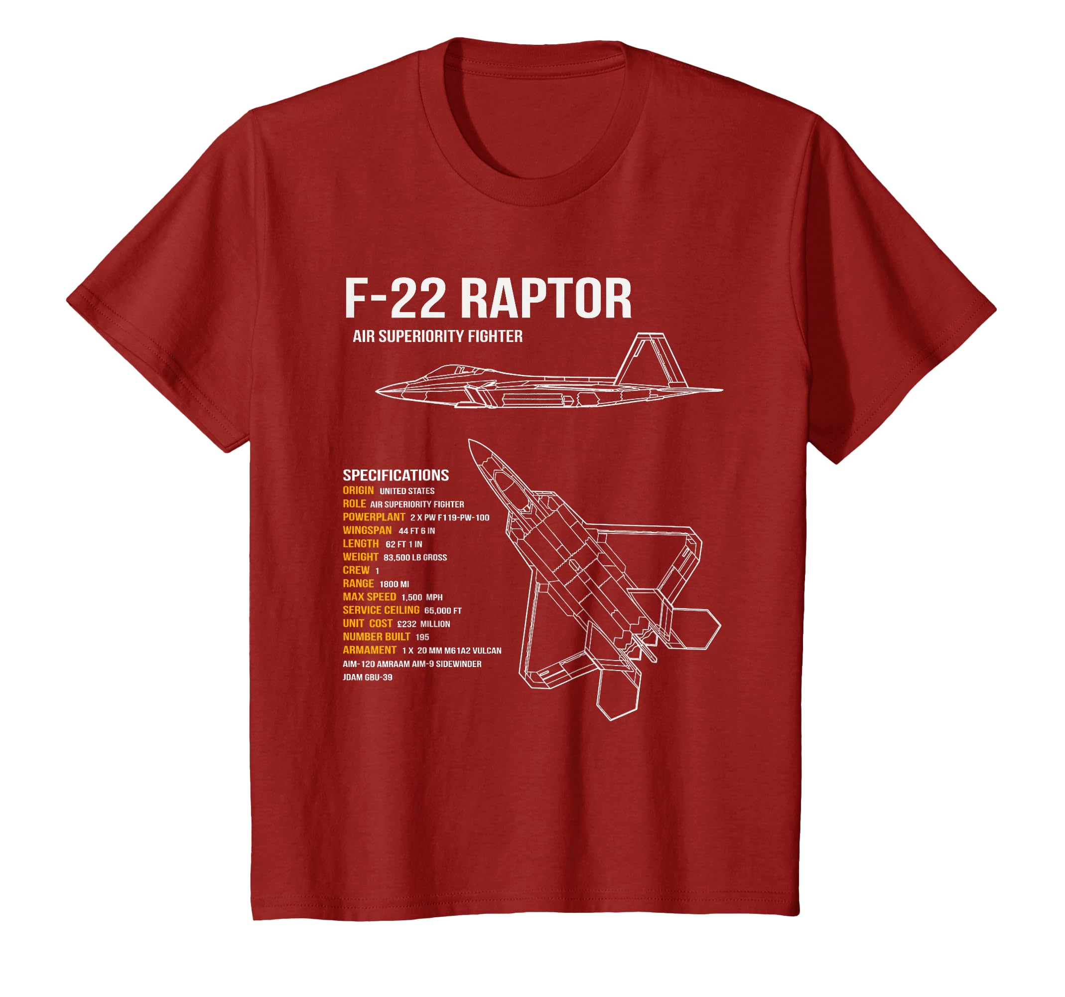 Amazon | F-22 ラプター Tシャツ | Tシャツ・カットソー 通販