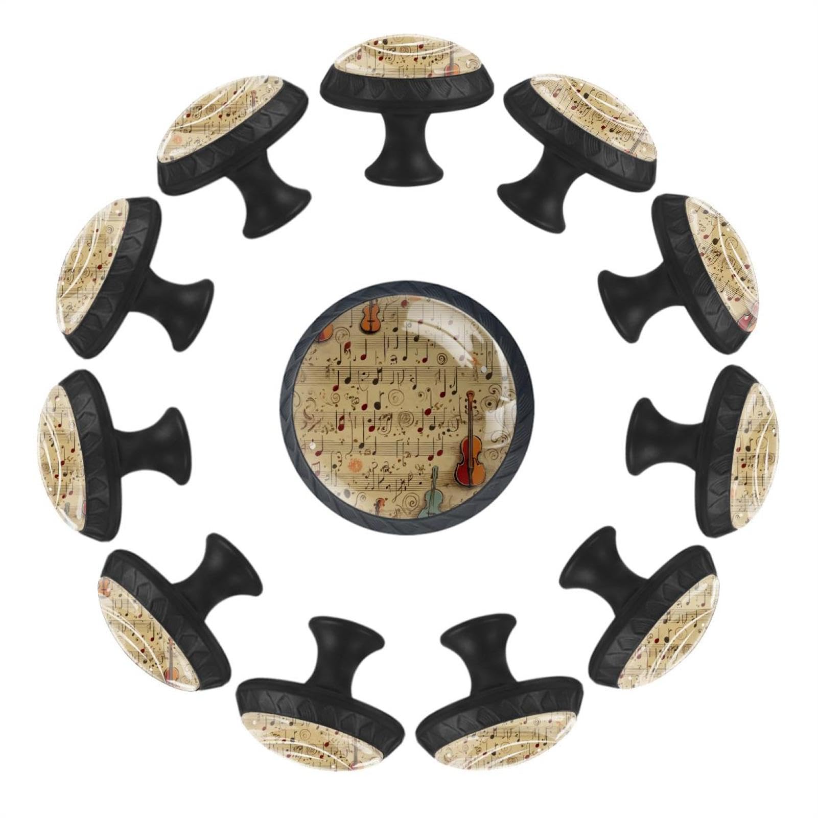 Boutons de meubles ronds rétro lot de 12 poignées pour tiroir et cuisine