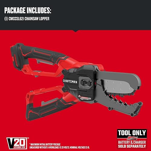 Miniatura 4 de CRAFTSMAN V20 - Lopper inalámbrico, 6 pulgadas, solo herramienta desnuda (CMCCSL621B)