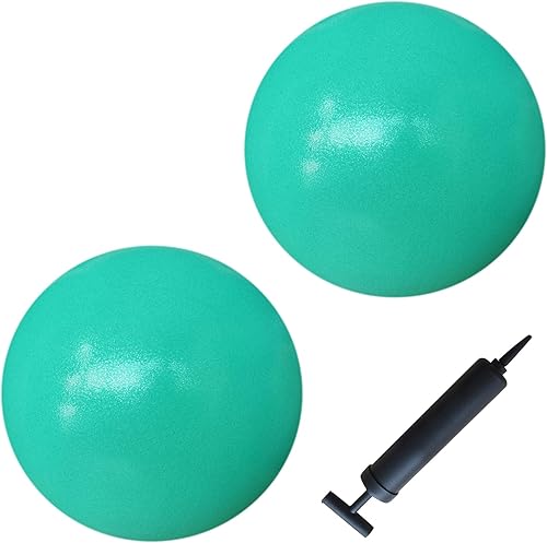 Miniatura 3 de AppleRound Exercise Ball with Pump, 9-Inch Small for Pilates, Yoga, Core Stability - Choose Pack of 1 Ball + 1 Pump or Pack of 2 Balls + 1 Pump