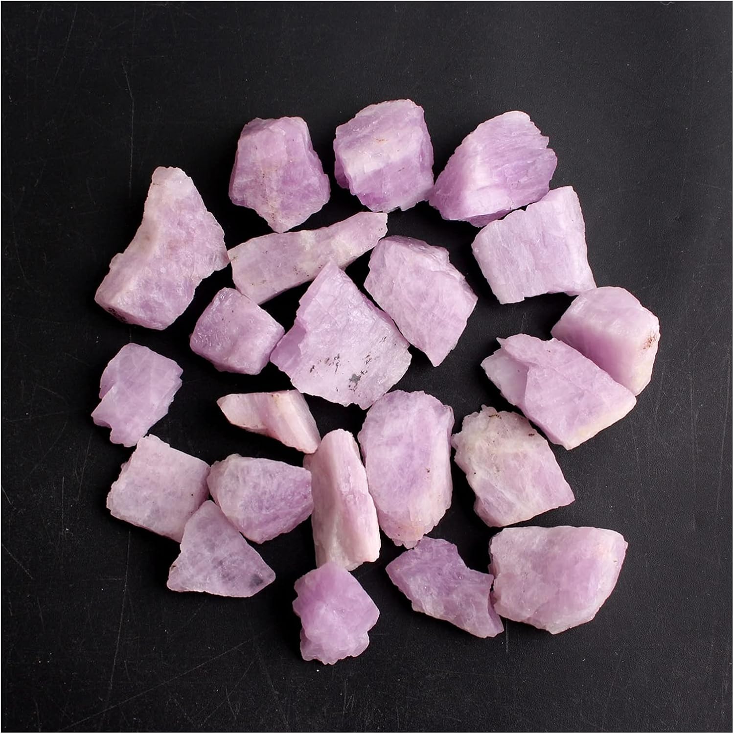 FIDEMM Natural Crystal Rough 30g Natural Raw Purple Kunzit Crystal Stone Rough Spodumen Chips Stones Skirt Quartz Minerals Sample Collection (Color : 30g(2-6pcs), Size : Kunzite)