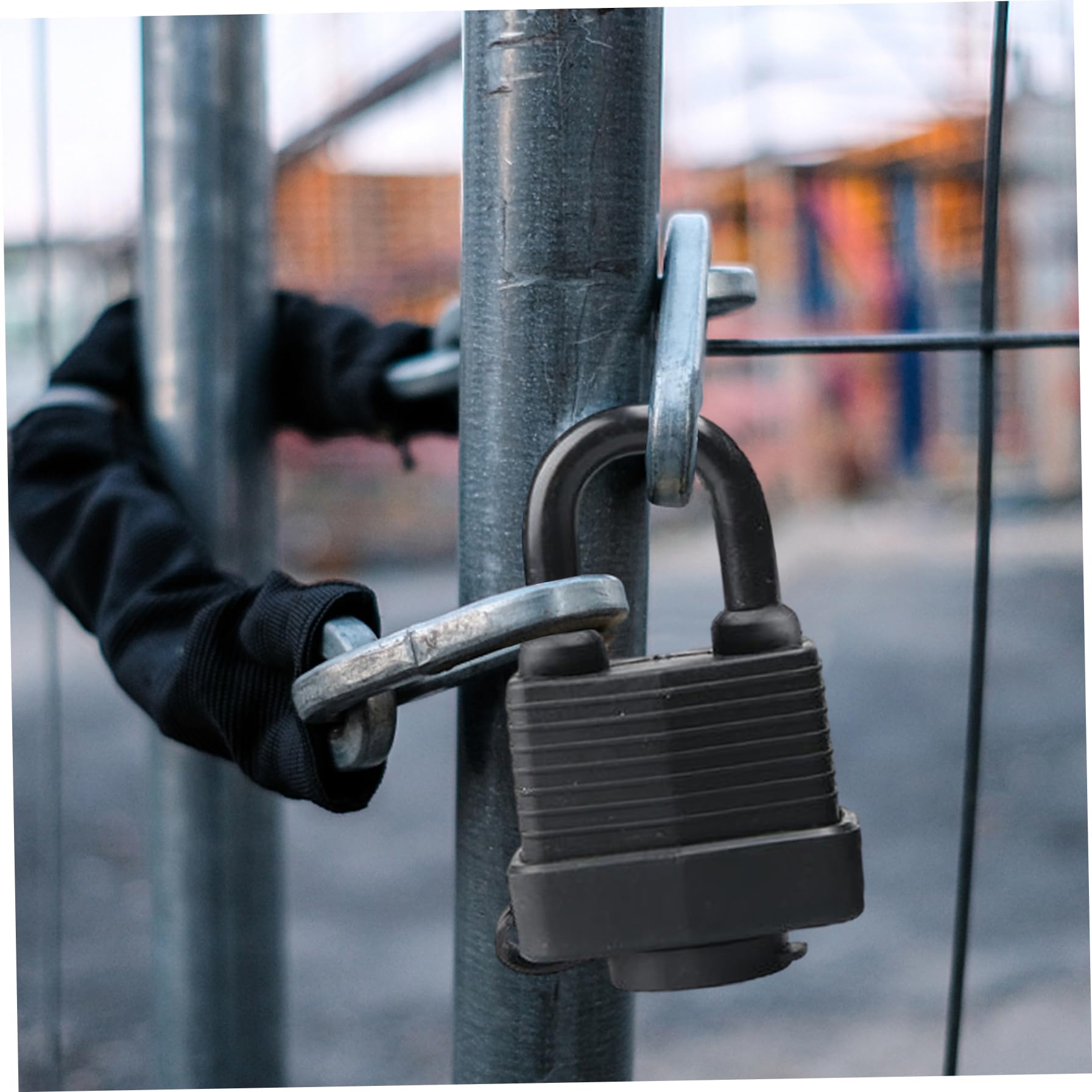 Lucchetti con chiave uguale 6 pezzi Lucchetti di sicurezza esterni resistenti alle intemperie con la stessa chiave per scuola, armadietto della palestra, garage, capannone, recinzione