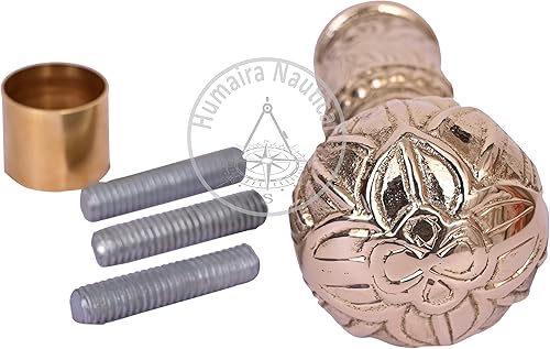 Miniatura 2 de Humaira Nautical Bat Masterson - Bastón de latón con mango de latón macizo