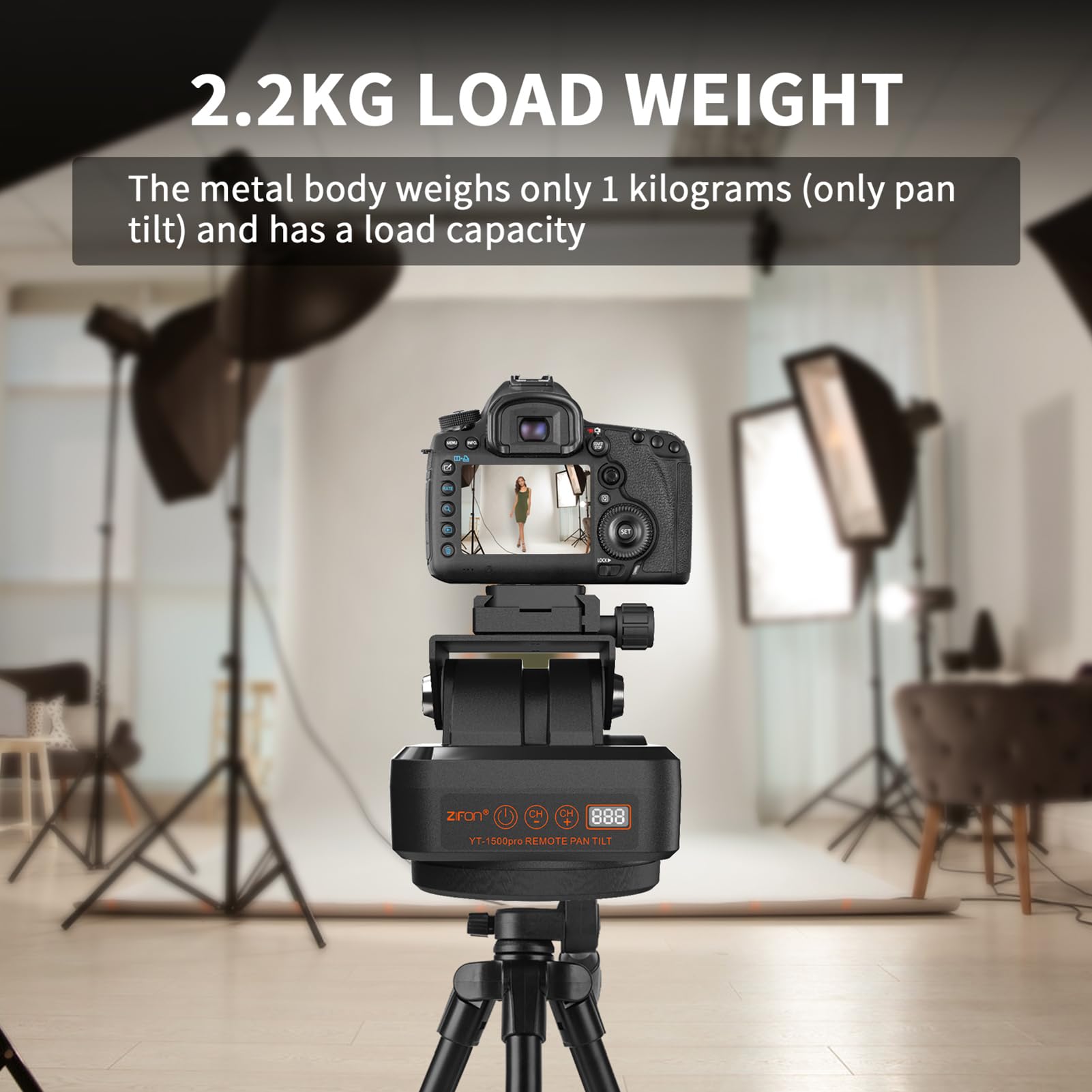 Amazon | YT1500pro リモコンパンチルトヘッド 電動パノラマヘッド 360