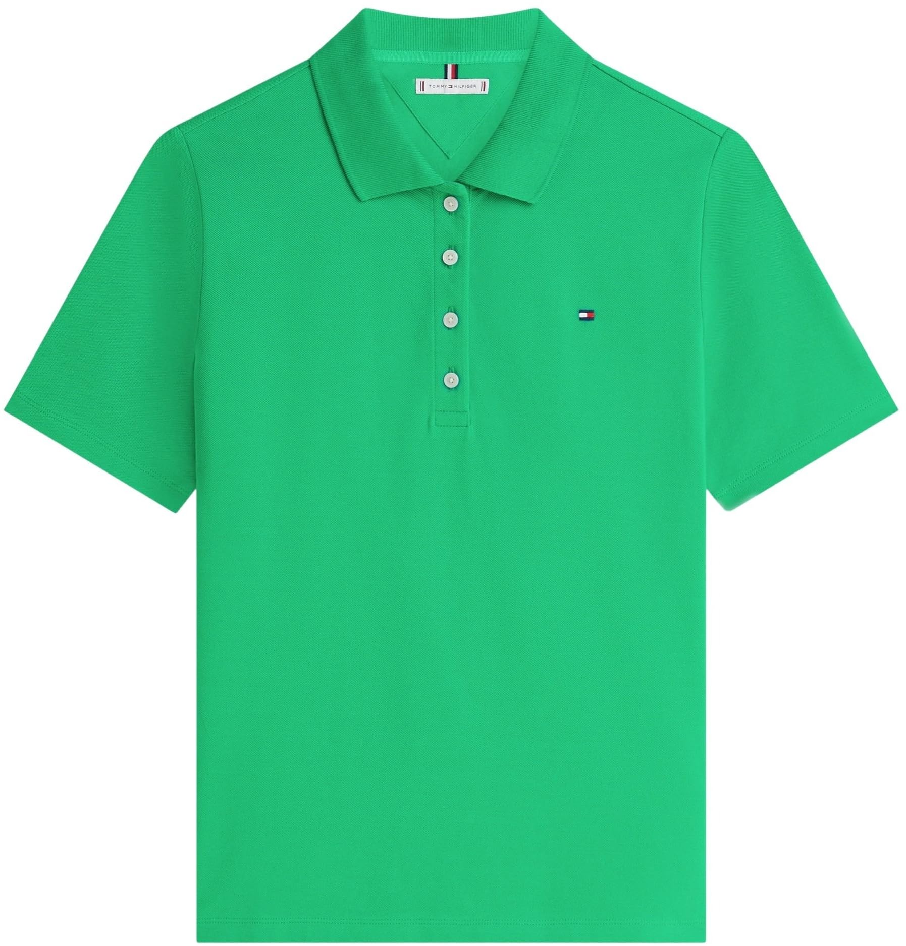 Tommy Hilfiger Polo de Manga Corta para Mujer Regular Fit