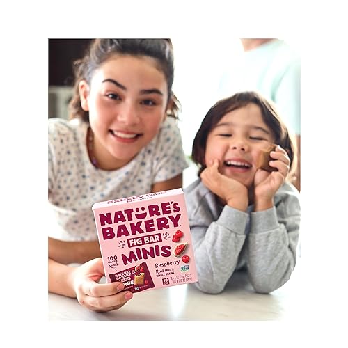 Miniatura 6 de Nature's Bakery Minis de barra de higos de frambuesa, 60 unidades