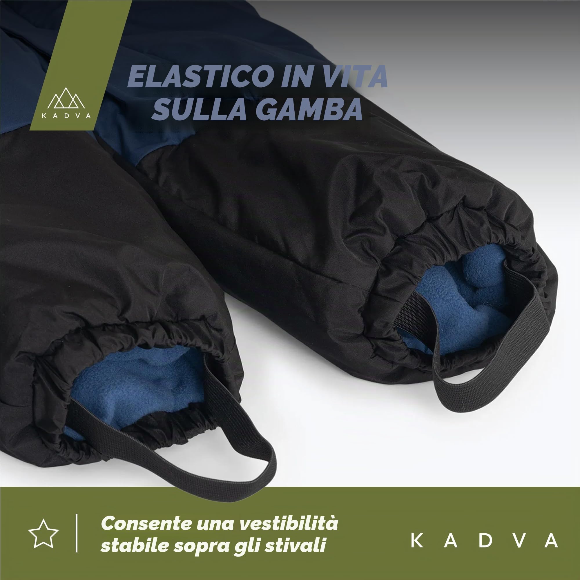 KADVA Kiko Jr - Tuta da sci per bambini, impermeabile, antivento, con catarifrangenti e cappuccio, fodera in pile