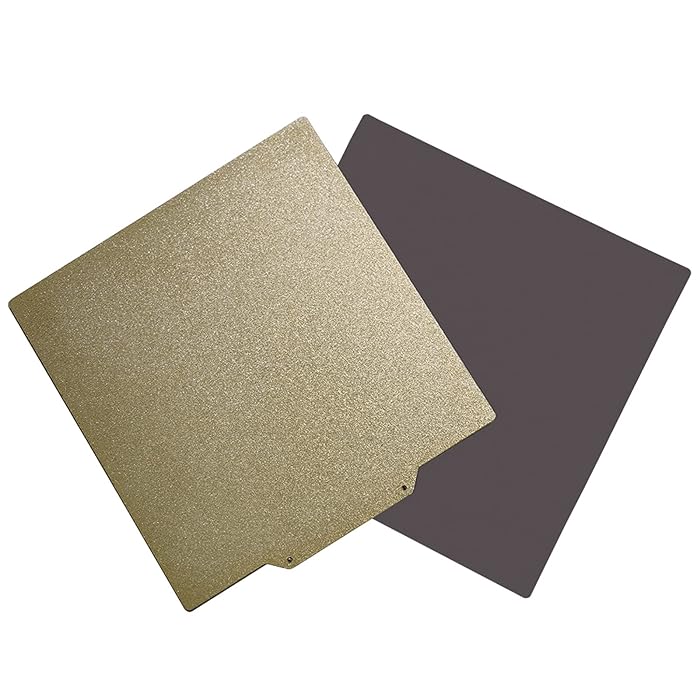 Buy 3D Printer Build Plate, Dual Sided PEI Sheet Flex Textured Plate 235x235mm for