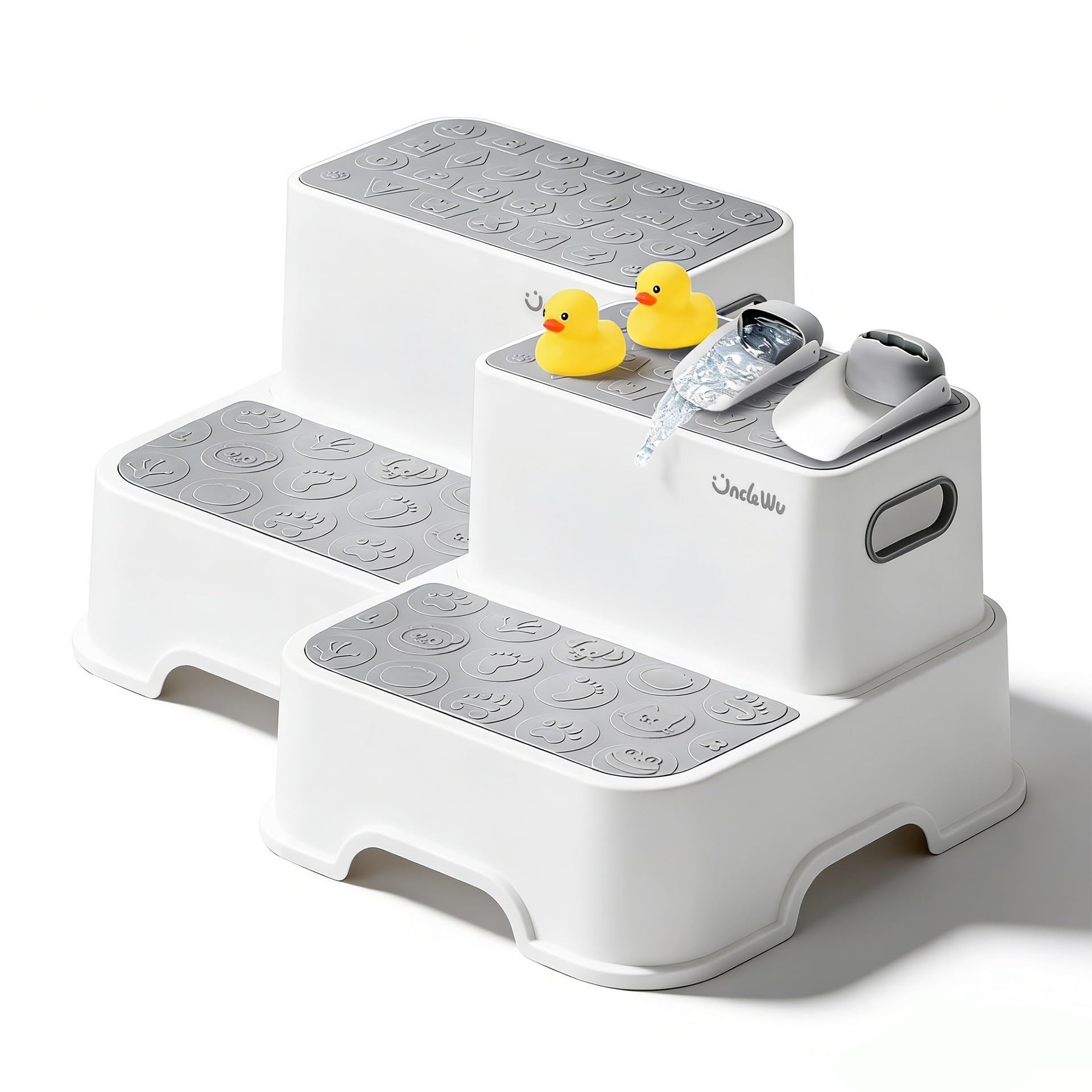 UNCLE WU 2-Pack Step Stool