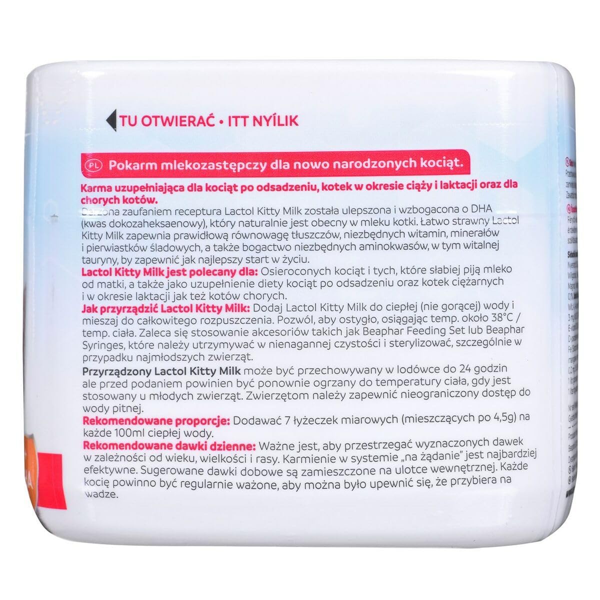 BEAPHAR Lactol - Kitty Milk 250G - Milchaustauscher für Kätzchen
