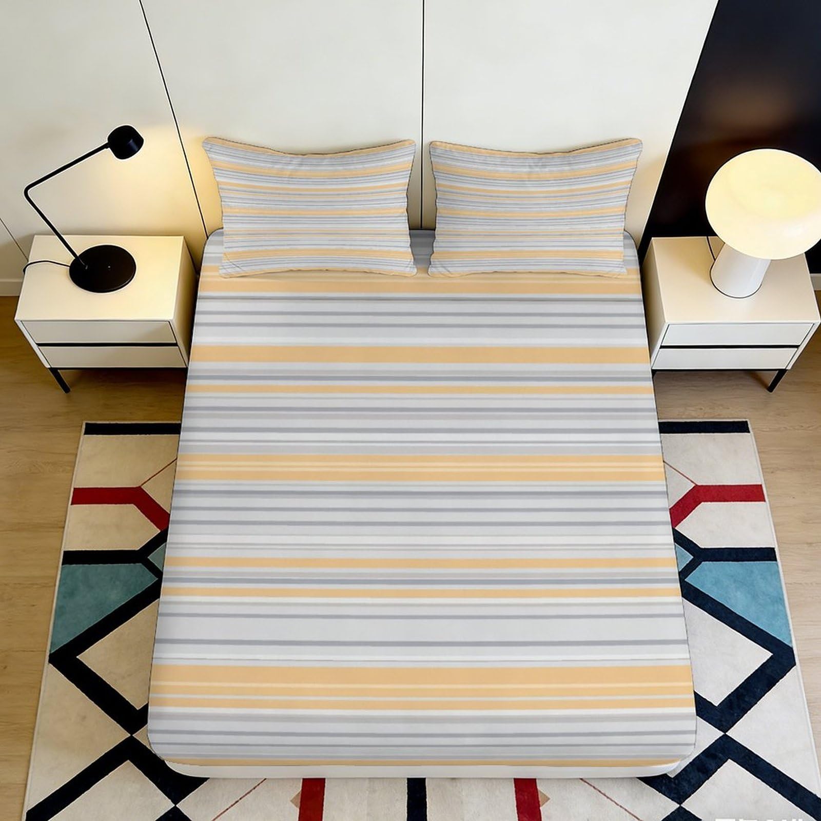 3D Printed Fiery Butterfly Fitted Sheet Microfiber Soft Mattress Cover for Bedroom Guest Room Decor Protection 90x200x25cm