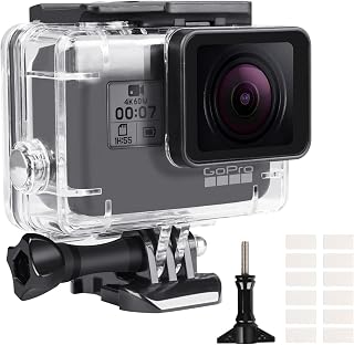 REDTRON Waterproof Housing Case for GoPro Hero 5/6/7, 60M Diving Protection Case for Gopro Hero 5/6/7 Black Action Camera, Waterproof Waterproof Waterproof Protective Cover with Quick Release and Thumb Screw