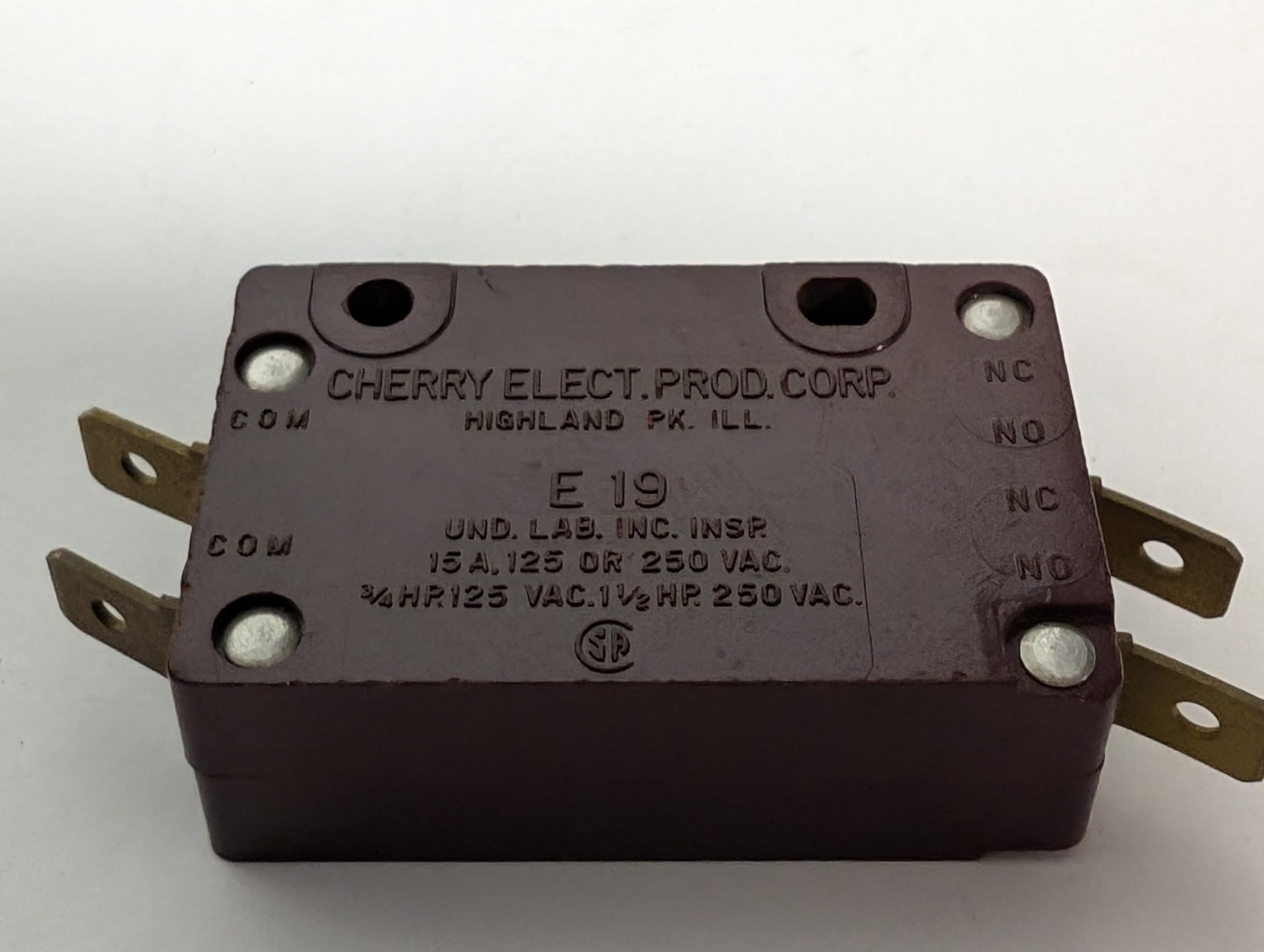 1st Source Cherry E-19 Series Micro Switch