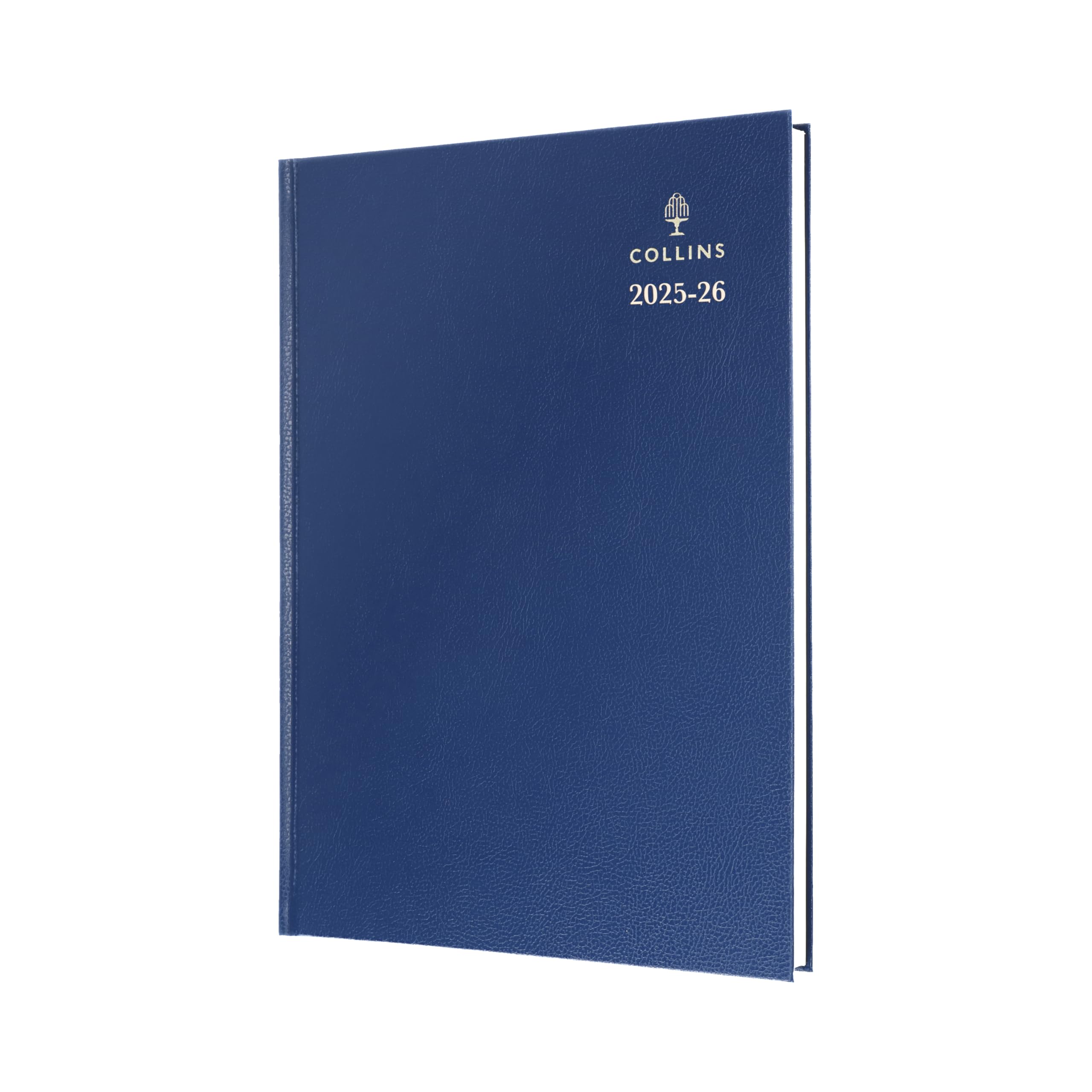 Collins Desk 13 Month Mid/Academic Year Planner - July 2025 to July 2026, A5 Hard Cover, Blue