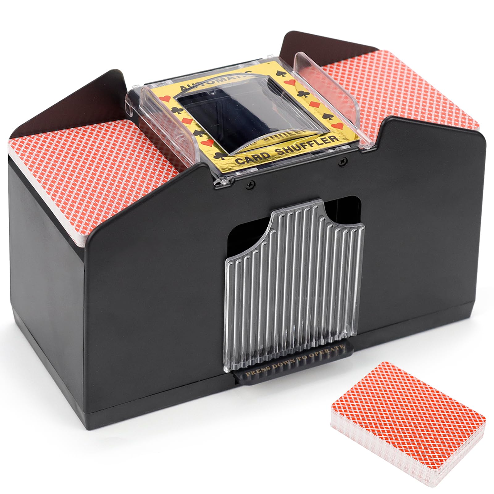 Mischia Carte Automatico Card Shuffler Funzionamento a Batteria Mescolatore Carte da Gioco per Tutti i Tipi di Giochi di Carte, ECC.per Feste in Famiglia