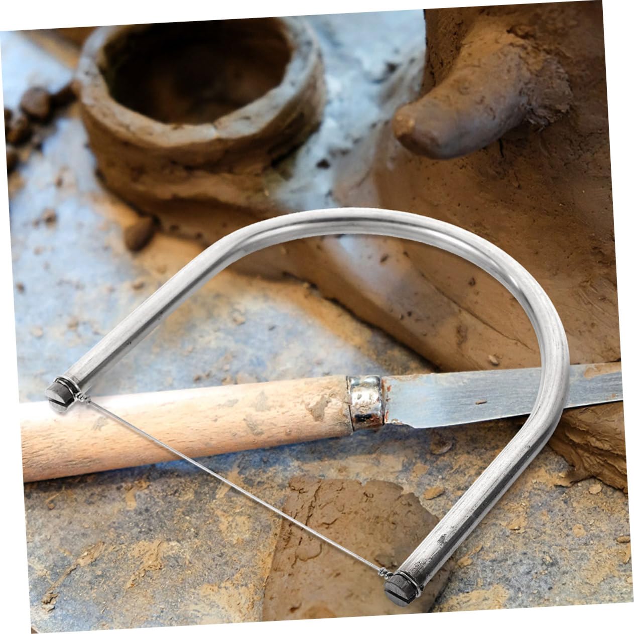 Operitacx 8piezas Herramienta De De Arcilla Cuerda De Inoxidable Para Escultura y Modelado Para y Artesanías Arcilla