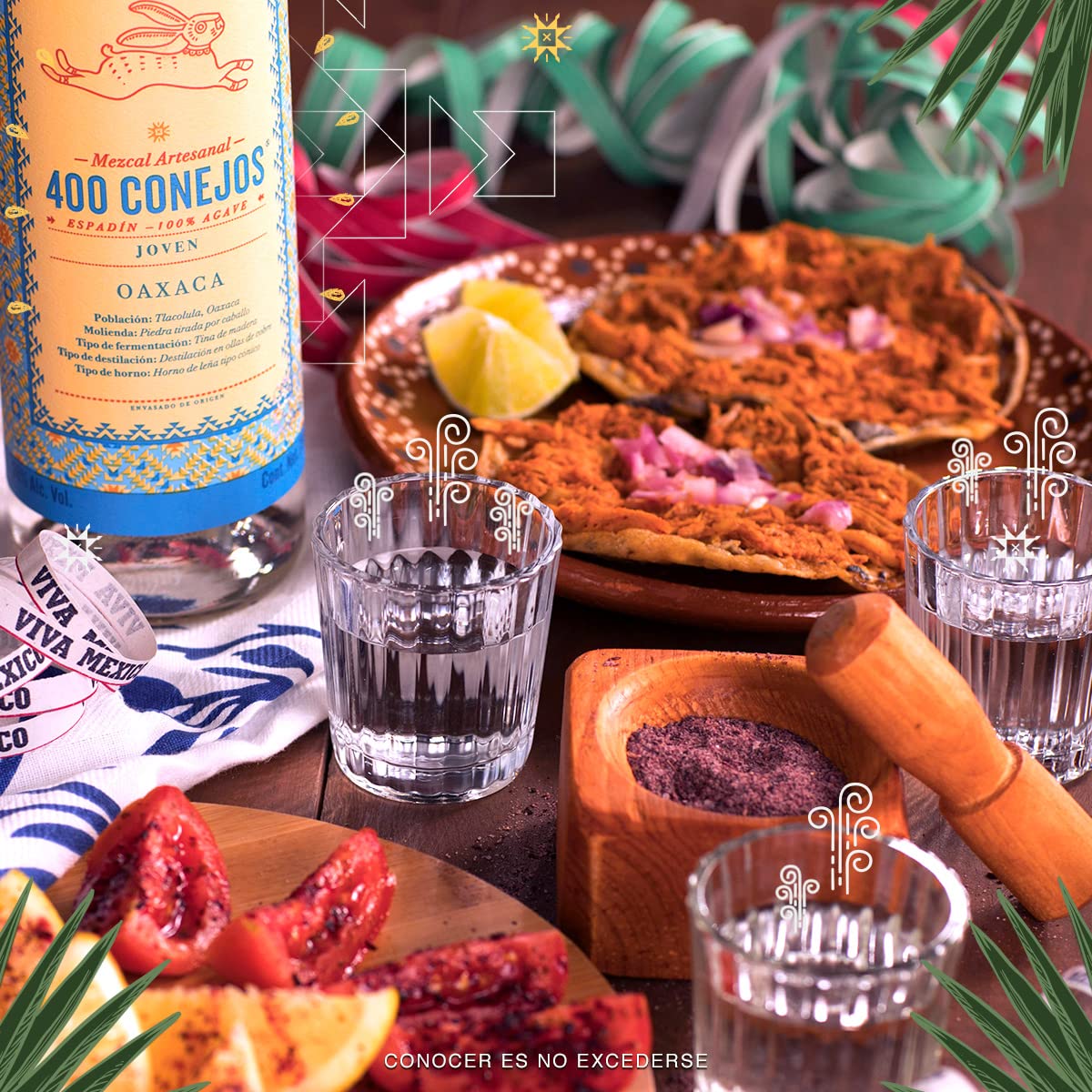 Mezcal Artesanal 400 Conejos 70 Cl.