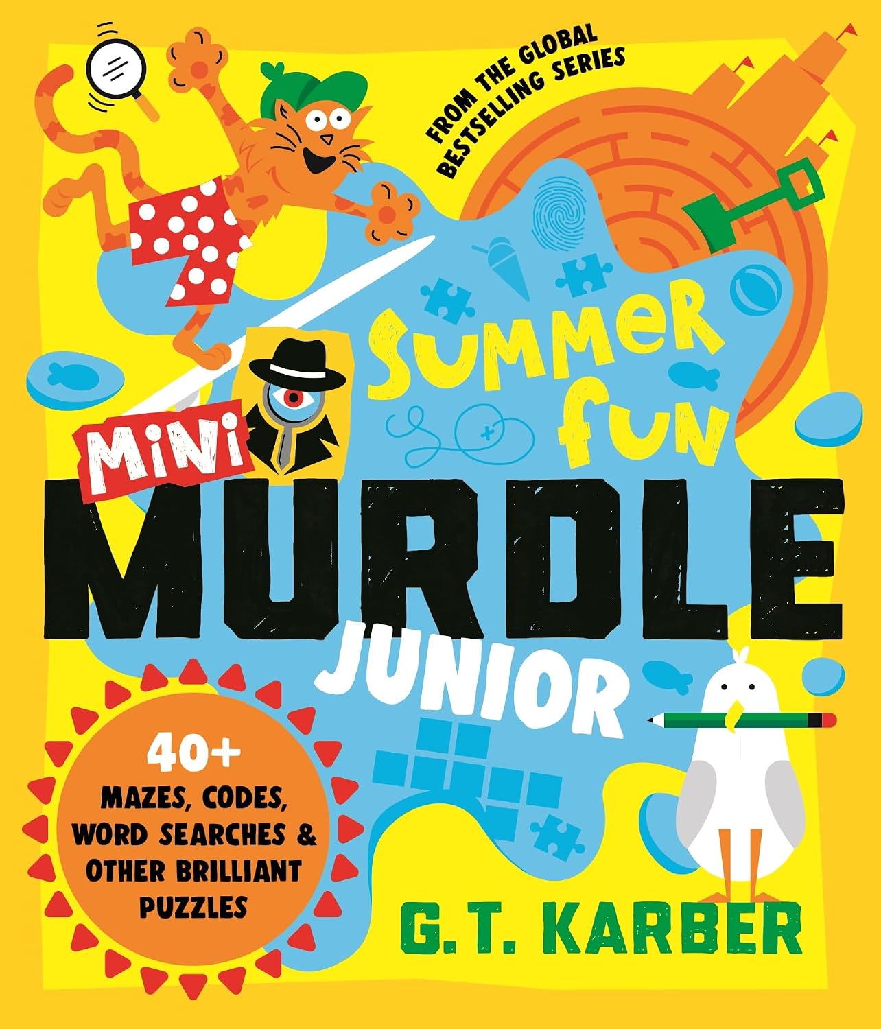 Mini Murdle Junior: Summer Fun: 40+ Mazes, Codes, Wordsearches and ...