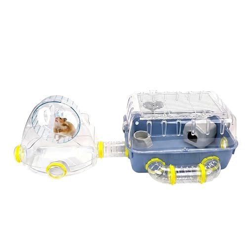 Ferplast Jaula para hámsteres COMBI 2, Casita para pequeños roedores, Plástico robusto