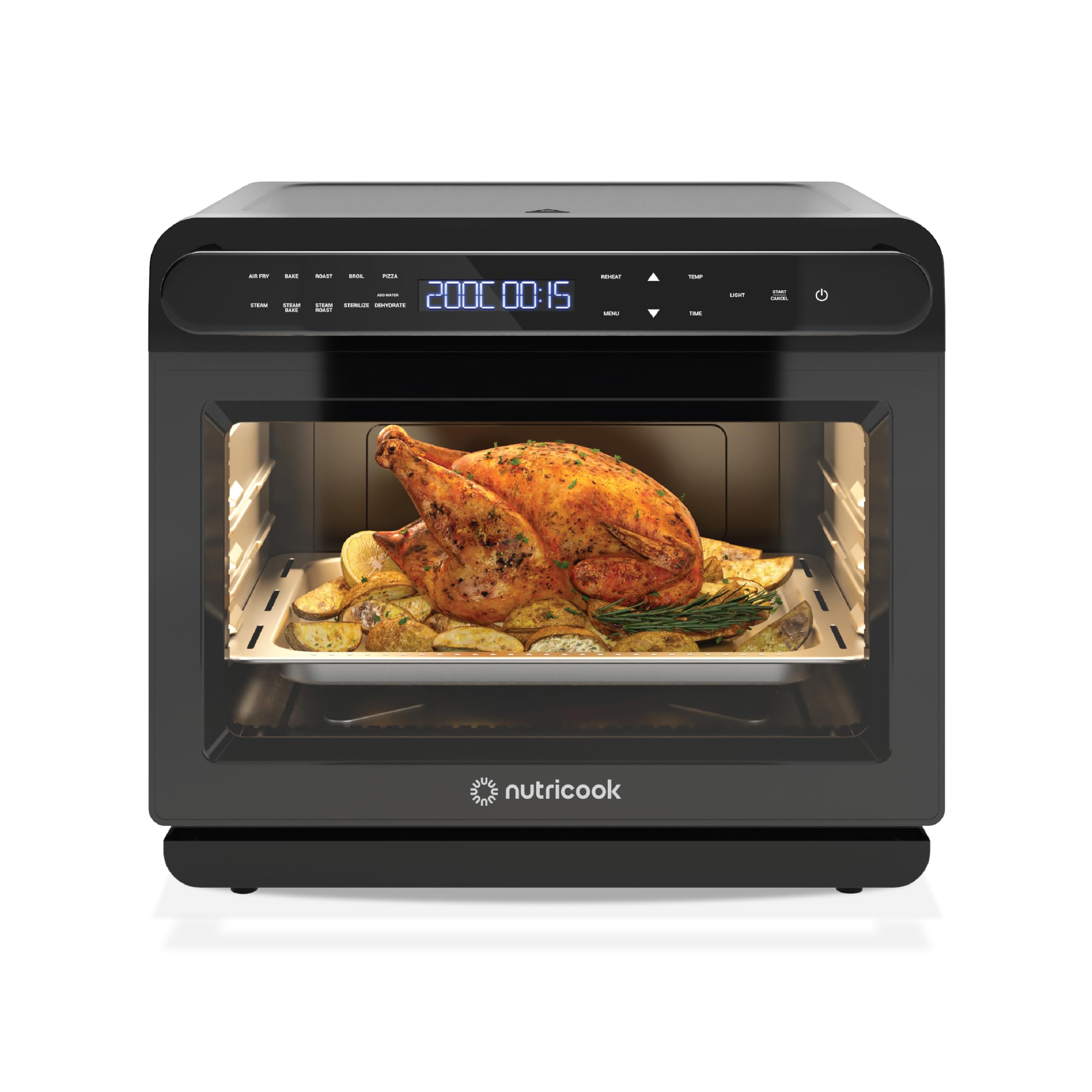 Nutricook Steami, Steam + Air Fryer Oven, 11-in-1 Functions, 24L Capacity, Steam + Convection, Real Steam Technology, ST01, 2 Year Warranty
