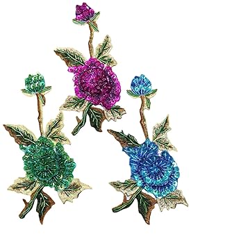 s**様 【新品未使用正規品✨】AMERI ROSE EMBROIDERY JA Amazon.com: JRYYR Red Rose Applique, Sequin Flower Patches