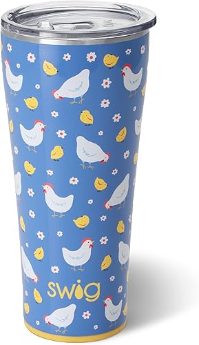 Vista 77 de Swig Life - Vaso aislado de 32 onzas, vaso de café de viaje con tapa, taza de café de viaje compatible con portavasos, de acero inoxidable con tapa