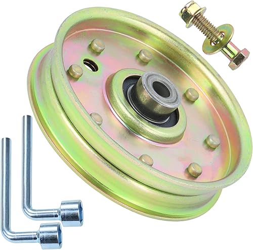 La polea 756-1229 reemplaza a Cub Cadet 756-1229 Polea tensora, Cub Cadet 01004081, 02005077, Snapper 7023966YP, 93-1622 para Cub Cadet Z Force 44,