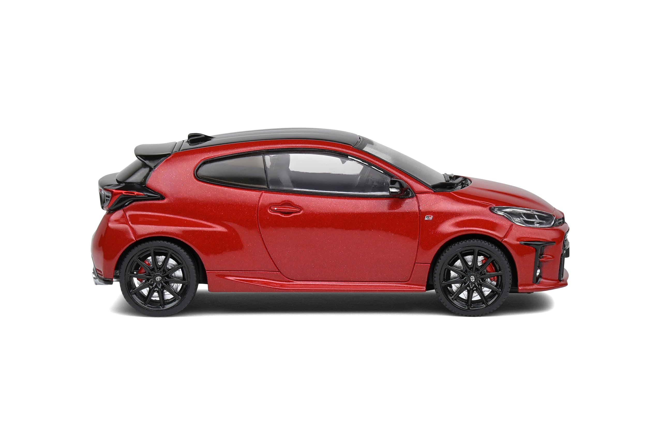 Solido- Toyota Yaris GR Nessuno Auto in Miniatura da Collezione, Colore Karmina Red, 1/43ème, S4311102
