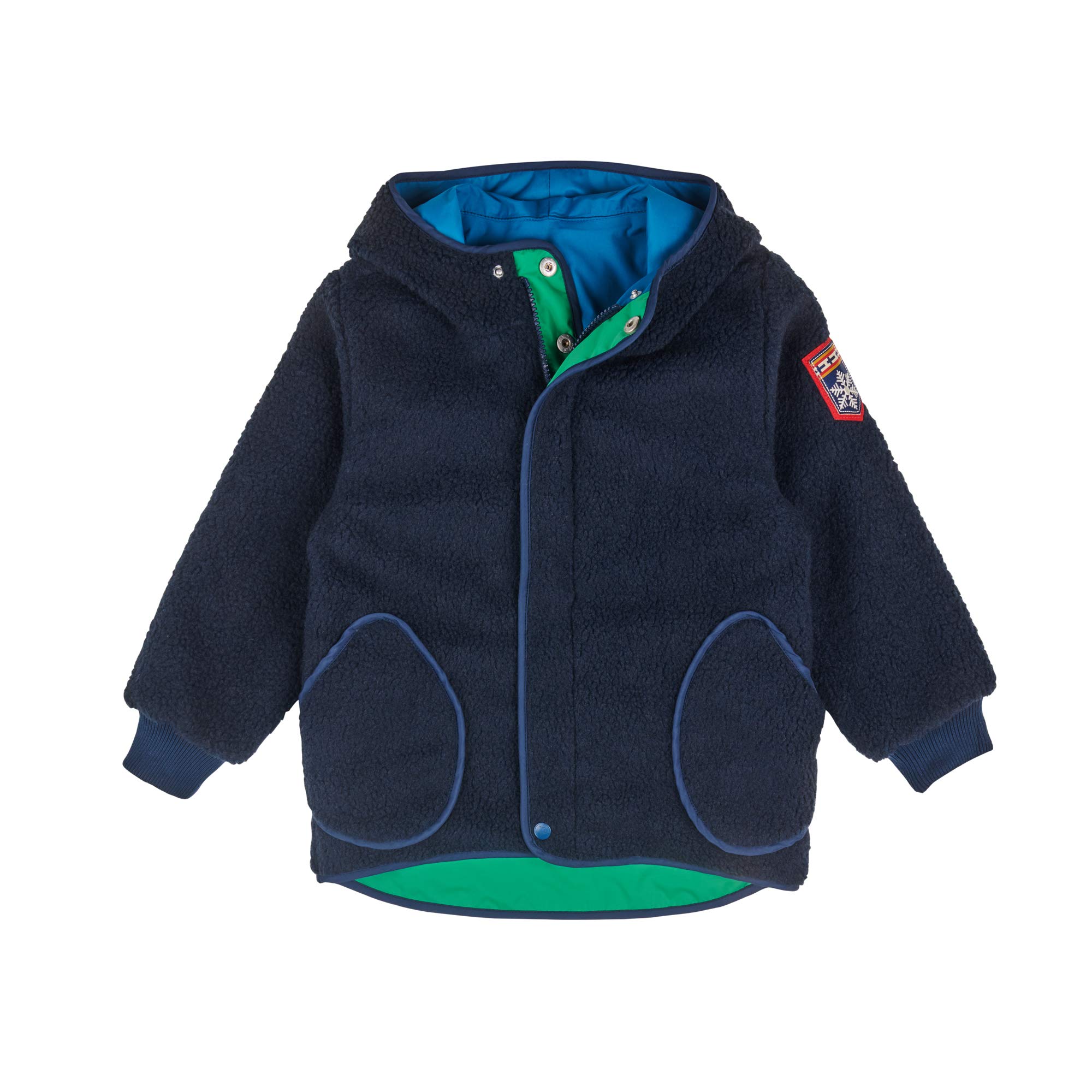 Finkid Pikku Mukka wendbarer Kinder Outdoor Winterparka mit Teddyfleece